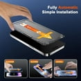thumbnail image 4 of TTech 2 Pack iPhone 16e Tempered Glass Screen Protector Magic Installation Glass, Auto Alignment Template, No Bubbles, No Dust, Privacy, Easy Install 6.1" inch, 4 of 6