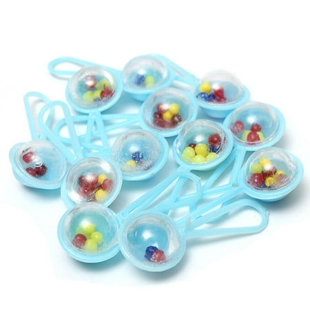 Glamour Girl Party Decorations - Meigar Mini Cute Rattles for Baby Shower Favors Party Decorations Girl Boy Christening Supplies(about 12 Pcs) Christmas Christmas Gift