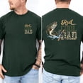 thumbnail image 4 of Reel Cool Dad Bass Fishing Funny Graphic Casual T-Shirt for Men, 4 of 6