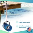 thumbnail image 6 of Scott Aerator De-Icer for Lakes & Ponds | 1 Horse Power 230V Stainless Steel | 25 ft. Electric Corded Cable Included with Dock Mount Assembly | Made in USA, 6 of 8