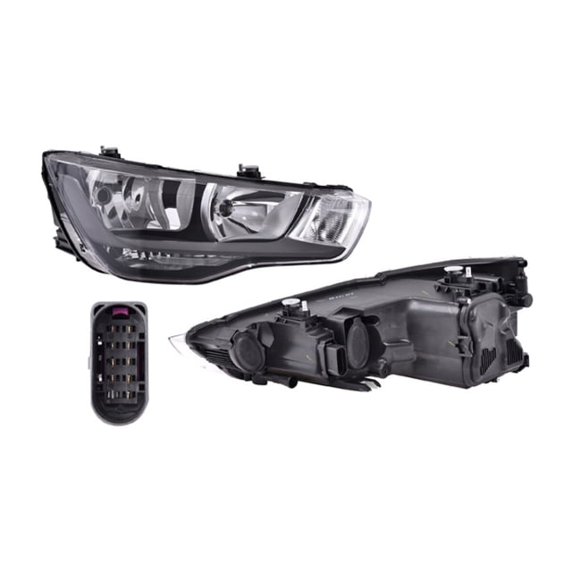 Faro A1 2011 A 2015 Audi Der Eléctrico C/Motor P/Halog DEPO .