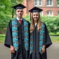 thumbnail image 7 of Zufioo Corals and Tropical Fish Print Graduation Shawl Ribbon, Graduation Ribbon for Male and Female Graduates-Sharp Corner, 7 of 7