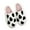 White, variant on Halloween Women's Slippers Fuzzy Soft Pumpkin Embroidered Gothic Shoes with Memory Foam Orthopedic Slip on Lined House Slippers Indoor Outdoor Halloweens Gifts for Men