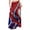 Multicolour, variant on Womens Maxi Skirts Ladies' Flag Graphic Printed Casual Half Long Fall Spring Summer Multicolour Skirt L
