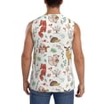 thumbnail image 4 of Balery Cute Little Animals Camisetas sin mangas para hombre, absorbe la humedad y protege contra el mal olor.-XX-Large, 4 of 7