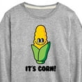 thumbnail image 3 of Instant Message - It's Corn - Toddler & Youth Long Sleeve Graphic T-Shirt, 3 of 6