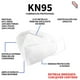 thumbnail image 2 of Cubrebocas Kn95 Certificado Precio Mayoreo 50 Piezas Iusa N95, 2 of 5