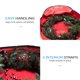 thumbnail image 4 of Bolsa de almacenamiento de guirnalda de Navidad Cremallera doble Campana de Navidad Garland Bolsa de regalo Contenedor a prueba de roturas Methold HA001431-00, 4 of 7