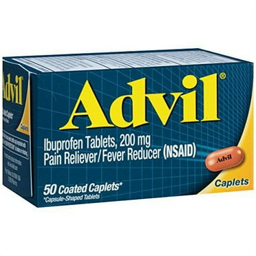 Advil Pain Reliever / Fever Reducer Coated Caplet (Pack of 16)