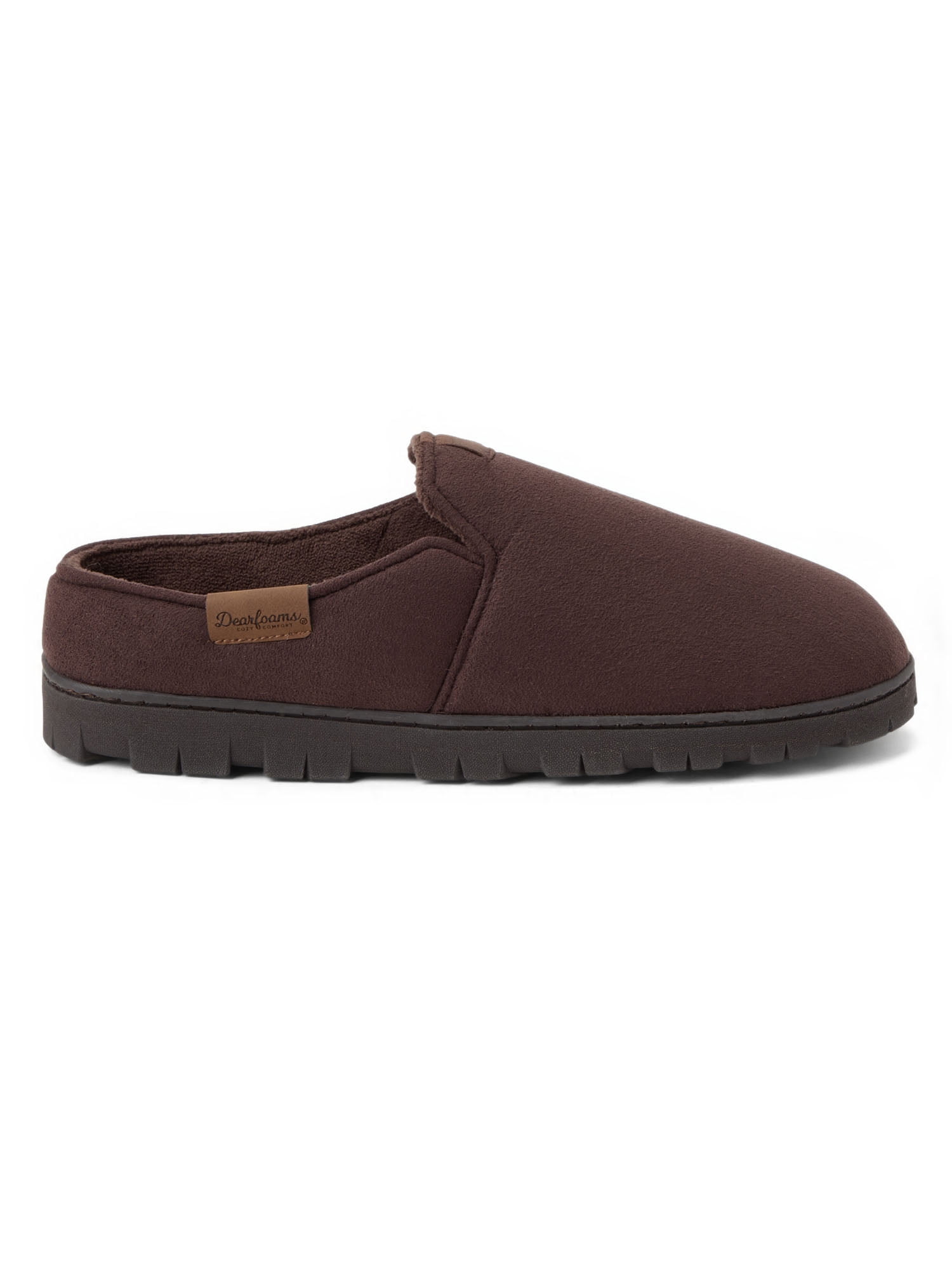 Dearfoams Cozy Comfort Men's Shaped Tab Clog Slippers
