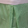 Bright Green Plaid Twin Bed Dust Ruffle Geometric Bedskirt Bedding Accessory