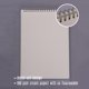 thumbnail image 2 of Tamaño B5 Espiral Libro Bobina Cuaderno Punto PVC transparente, 2 of 8