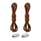thumbnail image 2 of Yuarrent Cordones elásticos sin cordones para zapatos, cordones semicirculares para zapatillas de deporte para niños y adultos, cordones para Ropa Deportiva, Zapatos Marrón, 2 of 6