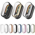 thumbnail image 1 of KOMI 3 Pack Compatible with Mi Band 8 Screen Protector Case, 3D Curved Soft TPU Protective Film Cover Full Coverage HD Anti-Scratch Guard Bumper Frame Black+Sliver+Light Gold, 1 of 5