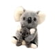 thumbnail image 5 of Animal de peluche Mamá sostenga un pequeño juguete de peluche Koala, colchado de tiros, koala oso huggable juguete relleno koala peluche para regalos gris, 5 of 8