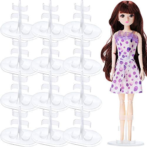 10Pieces Doll Stands Display Holder for 11.5 Inch Dolls Model Support CA 