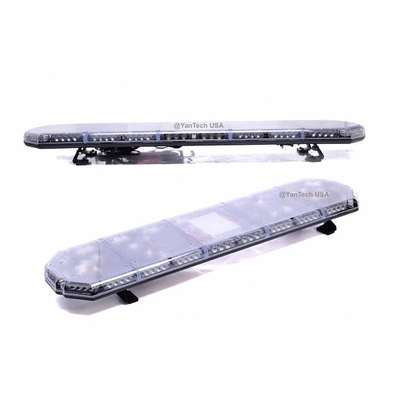 56” EMERGENCY BEACON LIGHT BAR WARNING TRUCK TOW WRECKER STROBE AMBER w/ BRAKE LIGHT & TURN SIGNAL