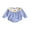 Blue, variant on Newborn Baby Girl Boy Duck Romper Yellow Duck Embroidery Gingham Bubble Long Sleeve Bodysuit Baby Duck Clothes Infant Cute Coming Home Outfit 0-18M