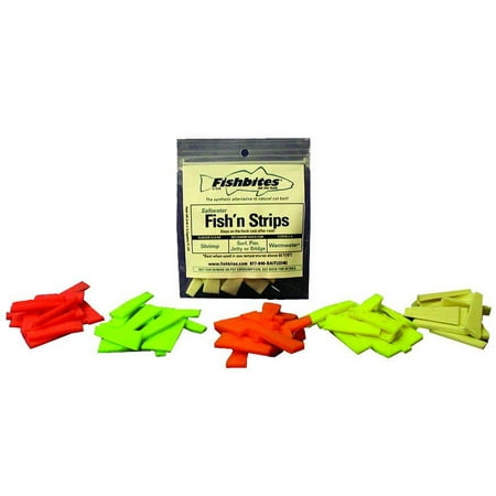 Fishbites 0001 Fish n Strips Shrimp Longer Lasting Bait Strips
