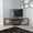 Walnut Black, variant on Sares 47'' Corner TV Stand Media Console Table - Modern Design Tv Stand - Natural Oak and White Finish
