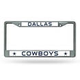 thumbnail image 2 of Dallas Cowboys Chrome License Plate Frame, 2 of 2