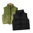 thumbnail image 6 of Godderr Baby Toddler Down Jackets 2-10Y Fall Winter Vest Stand-Up Collar Padded Outwear Sleeveless Lightweight Jacket Coats for Girls Boys, 6 of 6