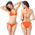 thumbnail image 2 of Swimsuits for Women Women's Solid Color Bikini Set, 2 of 8