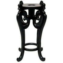 Oriental Furniture 22" Tall Rosewood Fishbowl Stand