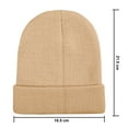 thumbnail image 2 of Cooraby 12 Pack Knitted Winter Beanie Cold Weather Acrylic Warm Skull Cap Cuff Watch Hat for Men or Women Homeless Donation, 2 of 7