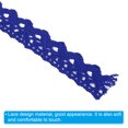 thumbnail image 4 of Cinta de encaje autoadhesiva Uxcell, 4 rollos de pegatinas de algodón para decorar paredes, azul, 4 of 5