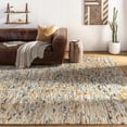 thumbnail image 3 of Hauteloom Warradale Living Room, Bedroom Area Rug - Contemporary - Mustard, Dark Red, LightBlue - 2' x 3', 3 of 8