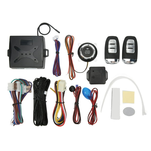12V Voiture Système d'Entrée Sans Clé Détection de Contrôle à Distance LED Reconnaissance d'Identité de Lumière d'Avertissement pour Auto