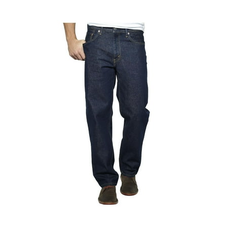 Levi's 00550 Men's 550 Relaxed Fit Jeans, Dark Sw - 33L x 36W | Walmart ...