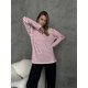 thumbnail image 5 of Camiseta de manga larga a rayas para mujer, blusa básica a la moda informal con cuello redondo, Jersey de algodón versátil 2024, 5 of 5