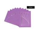 thumbnail image 2 of 27x41 Mat for 24x36 Photo - Precut Dark Purple Picture Matboard for Frames Measuring 27x41 25-Mats, 2 of 9