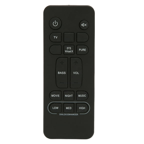 Soundbar Remote, Universal Soft Buttons ABS Sound Remote Control For Soundbar