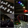 thumbnail image 6 of LINLIN 4-Pack Solar Glass Brick Lights, Ice Cube Lights Solar Landscape Light Buried LED Frost Glass Path Lights for Garden, Outdoor Decoration Waterproof, 6 of 9