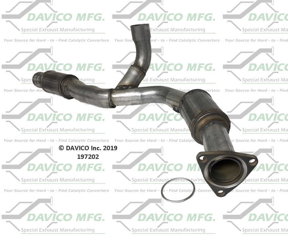 Davico Mfg 497202 Direct-Fit Catalytic Converter