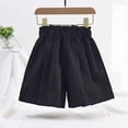 thumbnail image 2 of NAISIBABY Girls Wide Leg Shorts, Summer Casual High Rise Fashion Loose Kids Cute Shorts Black Size 14, 2 of 5