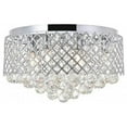 thumbnail image 1 of Living District LD5010F18C Tully 6 Light Chrome Flush Mount, 1 of 4