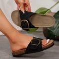 thumbnail image 6 of Women’s Cork Strap Sandals For Summer Beach & Casual Wear - Adjustable Design, 6 of 6