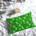 thumbnail image 5 of Goofa St Patrick's Day2 Print Plush Throw Pillow Case, Soft Velvet with Hidden Zipper, Decorative Cushion Cover for Sofa, Bed, Car, and Home Décor-16"x24", 5 of 6