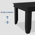 thumbnail image 4 of Kicctian 71" Large Rectangular Farmhouse Dining Table for 6-8,Wooden Table with Sturdy Frame, Versatile Dining Room Furniture for Home, Living Room or Office,Black, 4 of 8