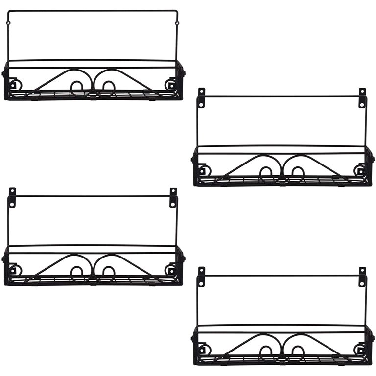 Wabjtam Spice Rack Organizer For Cabinet, 4 Tier Stackable