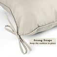 thumbnail image 6 of PUKNLY 2 Pack Outdoor Chair Cushion, 24x24x4.3 in Patio Furniture Cushions, Waterproof & Fade Resistant High Back Deep Seat Cushions Replacement for Wicker Chairs, Loveseats, Sofas, Benches, Grey, 6 of 6