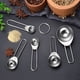 thumbnail image 4 of Juego de 5 cucharas medidoras de acero inoxidable sólido antioxidantes para cocina., 4 of 8