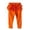 Orange, variant on Ticikt Baby Toddler and Little Girls Ruffles Waist Leggings Solid Color Pants,Color:Orange