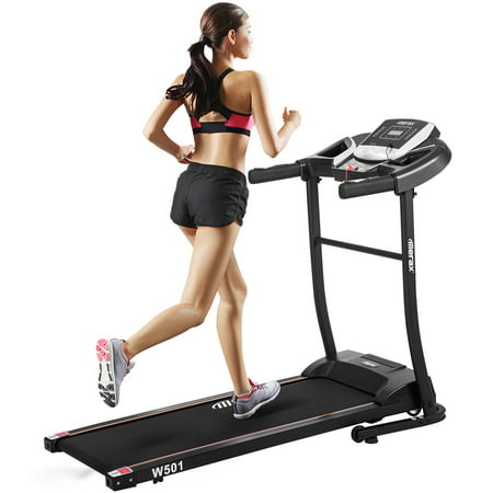 Smart Digital Exercise Equipment - Folding Electric Motorized Treadmill for Home, Large Running Surface, Easy Assembly Motorized Running Machine for Running & Walking,