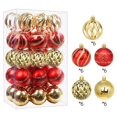 thumbnail image 2 of 30 Pcs Christmas Ornaments Sets 2.36in Christmas Ball Decoration Shatterproof Christmas Tree Ornaments Painted Xmas Balls Bulbs for Holiday Wedding Party Christmas Tree Decoration, 2 of 9
