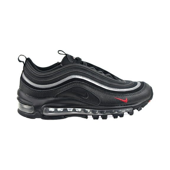 Big Kid's Nike Air Max 97 Black/Black-Sport Red-White (921522 028) - 4